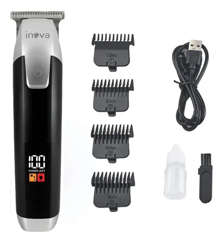 Inova Cases Máquina De Cortar Cabelo Profissional De Ajustável Sem Fi