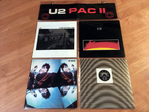 U2 Pac 2 Il - 4 Vinilos 7'' Singles Cbs Irlanda 1983 Gloria