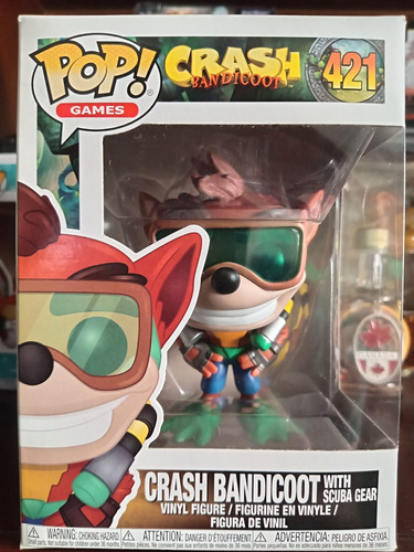 Funko Pop! Crash Bandicoot With Scuba No. 421 - Play Station (Usado)