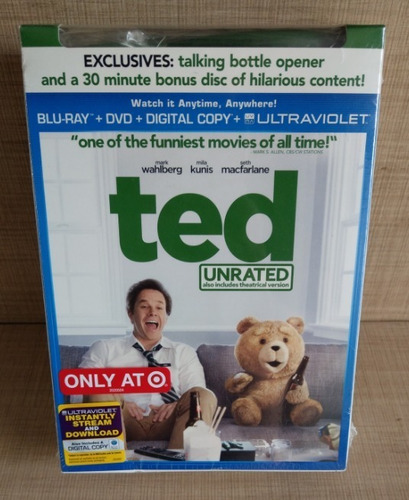 Ted Bluray Película Hd Abre Botellas Dvd