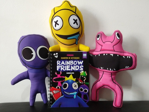 Muñeco Peluche Black Rainbow Friends Nuevo Personaje Negro
