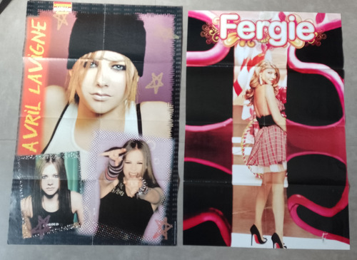 Pôsteres Restart, Rihanna,fergie, Avril , Lady E Beyoncé (Usado)