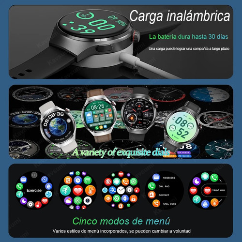 Nova Azúcar En Sangre Bt Llama Al Reloj Inteligente Nfc Gps