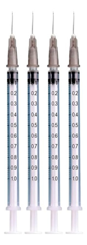 Jeringas Para Insulina Con Aguja Dl 27g X 13mm 1ml C/200 Pzs 1 Ml