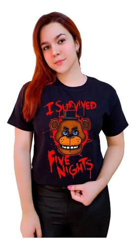 Polera Five Nights At Freddy's Video Juego Exclusivo C-758