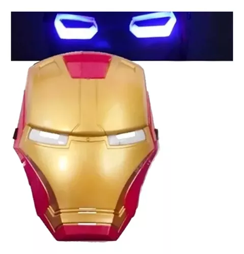 Mascara Iron Man Ideal Para Disfraz, Versión Sin Luces Led