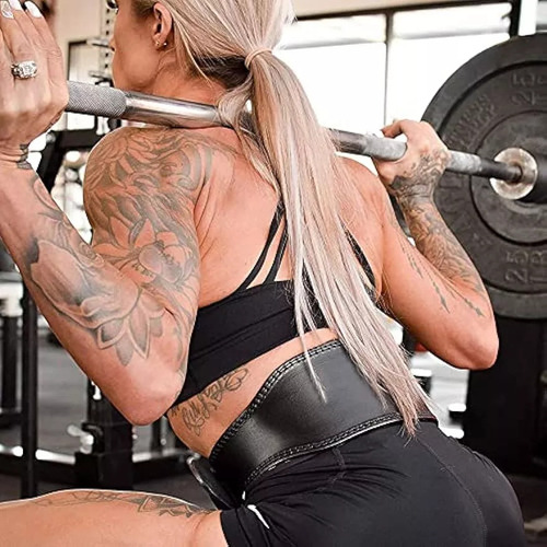 Nuevo Cinturón De Pesas Con Forro De Cuero For Gimnasio
