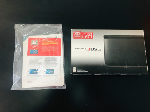 Nintendo 3ds Xl (con Caja) + Estuche + Transformador Y Más