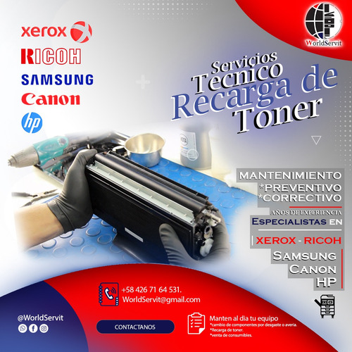 Imagen 2 de 6 de Servicio Técnico De Fotocopiadoras,impresoras,plotter Y Mas.