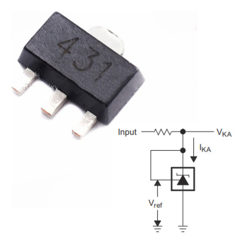 5 Piezas Tl431 Referencia Programable De Presicion Smd 431