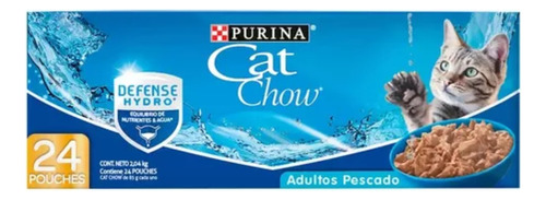 Alimento Húmedo En Sobre Para Gato Cat Chow Pack 24/85g