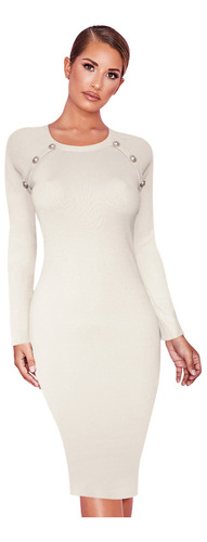 Vestido Ashley Lana Invierno Cashmere Oficina Arma Tu Look