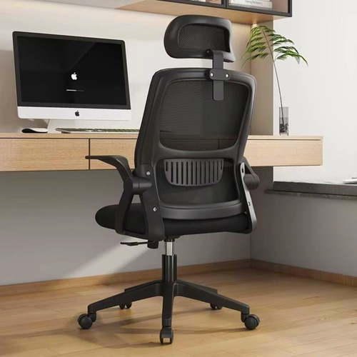 Silla De Oficina Ergonomica Negra 24 Hrs - Be Design Negro Negro
