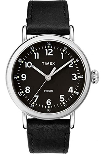 Reloj Timex Para Hombre Estándar De 40 Mm - Esfera Negra Y C