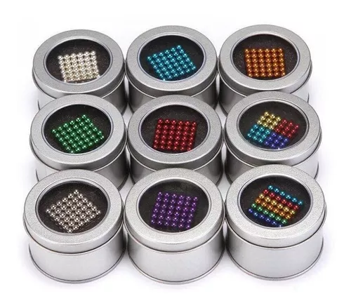 GENERICO Cubo magico magnetico de 512 esferas multicolores imanes