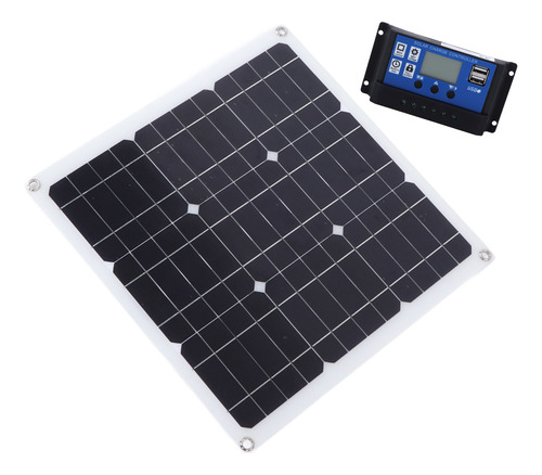 Kit De Panel Solar Para Batería De Coche, Barco, 30 W, Doble