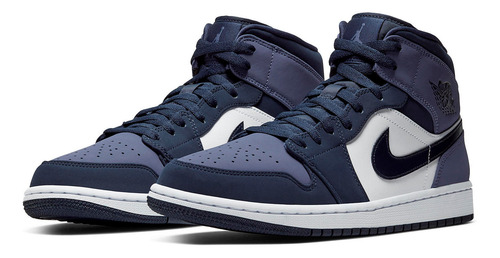 Zapatillas Jordan 1 Mid Obsidian Sanded Purple 554724-445