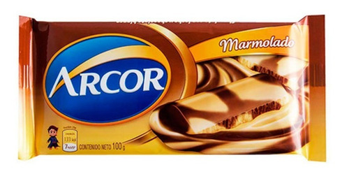 Chocolate Con Leche Marmolado Arcor X 100 Gr