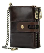 Comprar Niucunzh Carteras Rfid Plegables Suaves De Cuero Genuino Par