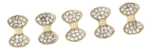 Accesorios De Manicura Bow Nail Art Con Diamantes De Imitaci