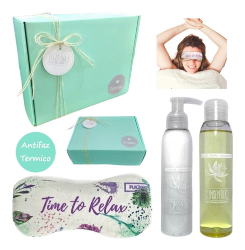 Combo Set Mujer Box Caja Regalo Relax Gift Zen Kit Spa N92