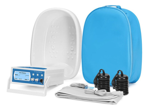 Kit Desintoxicador Iónico Profesional Detox Con Banda Y Tina Color Blanco
