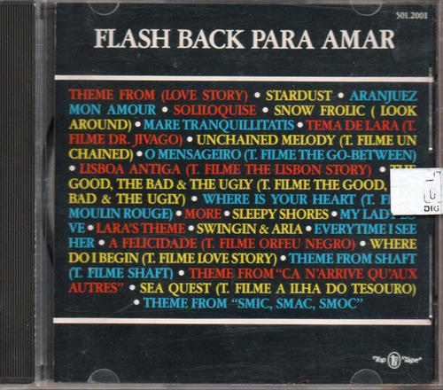 Cd Flash Back Para Amar - The Love Sound Orchestra 