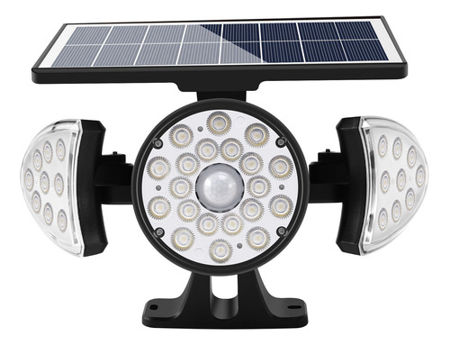 Luz Solar Exterior De 38 Led, Luz De Pared De Seguridad Inal