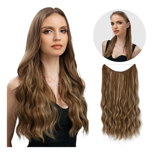 Extensiones De Cabello Natural Ondulado 24 Pulgadas