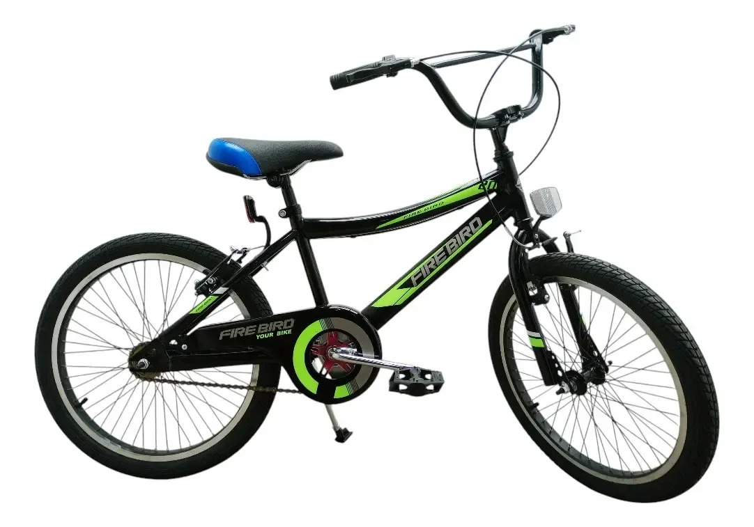 Bicicleta Fire Bird Rocky Rodado 20 Color Winner Negra