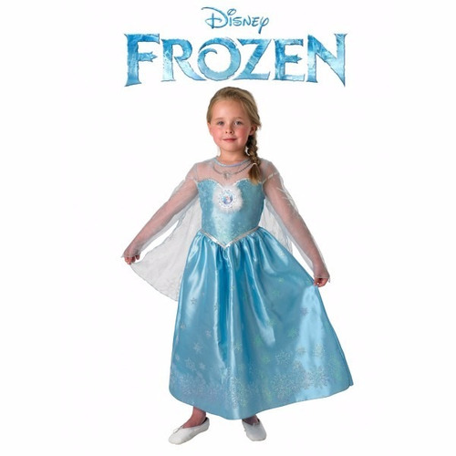 Disfraz Disney Pelicula Frozen Elsa Anna Nena Lujo Princesas