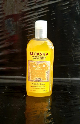 Shampoo Tonalizador Dorado Moksha X 250 Ml