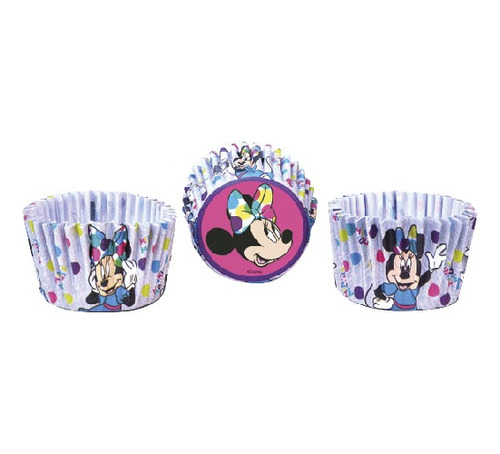 Pirotines Minnie Disney X 25 U Reposteria Portacupcake