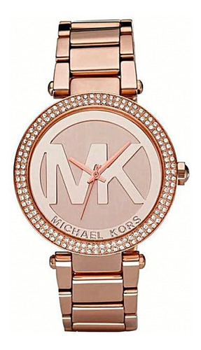 Reloj Michael Kors Parker Modelo Mk5865 Color de la correa Oro rosa Color del fondo Oro rosa