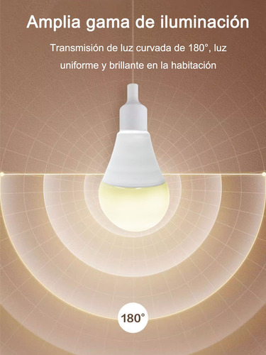 3w Lampara Focos Led Ahorrador 300lm Luz Cálida E27 / 6pcs Blanco Cálido