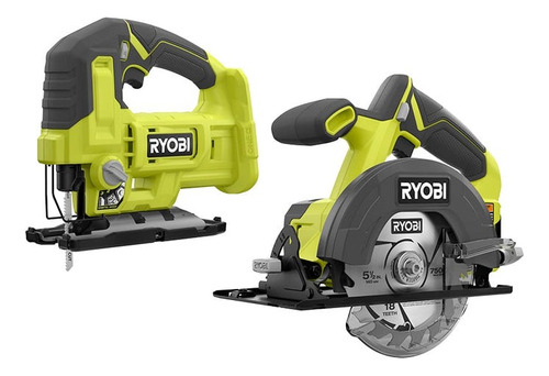 Kit De Sierra De Calar Y Circular Inalámbricas Ryobi S/pila