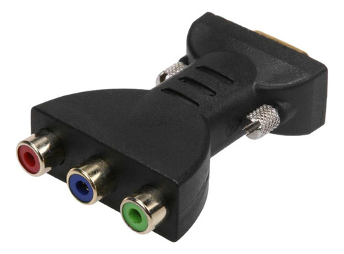 Conector De Vídeo Por Componentes Tipo Vga De 3 Rca Rgb Hemb