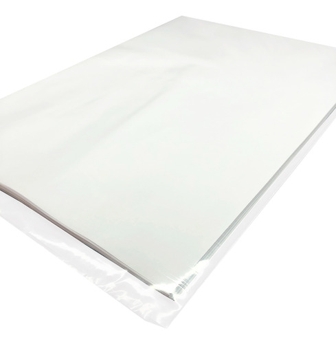 100 Un Saco Plástico Pe Folha A4 Transparente 22x32 Esp 0,10