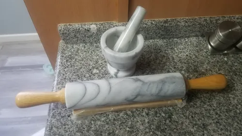 Mortero Y Amasador De Marmol (Usado)