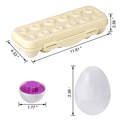 Hhyn Juego De Huevos A Juego Con Soporte Para Huevos Beige,
