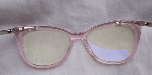 Armazones Marcos Las Oreiro 1007 Color Rosa/plateado (003) Rosa Traslucido
