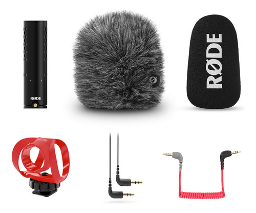 Microfono Compacto Para Camara Celular Rode Videomicro Ii Color Negro