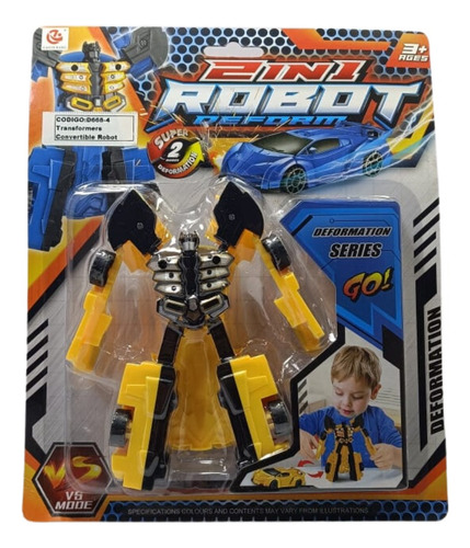 Transformers Convertible Robot A Carro 