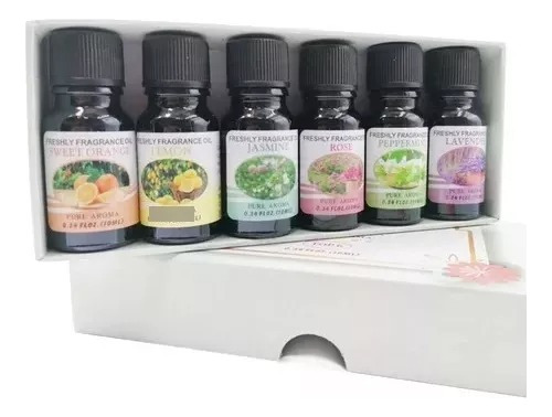 Pack 6 Esencias De Humidificadores Aceites Aromaticos Aroma