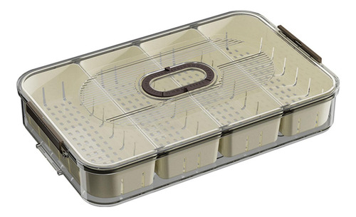 Caja Para El Frigorífico, Caja De Marrón 4 Rejilla
