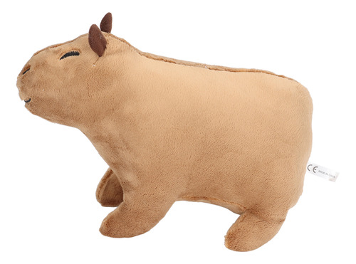 Muñeca De Peluche Capybara, 30 Cm, Relleno De Algodón Pp, Su