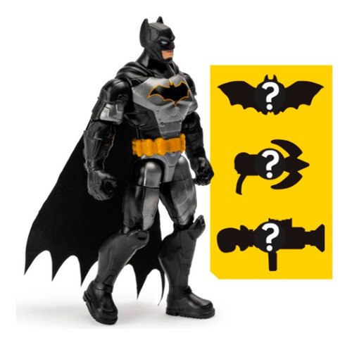 Imagen 2 de 2 de Figura Batman O Personajes - 10cm - 3 Accesorios Sorpresa