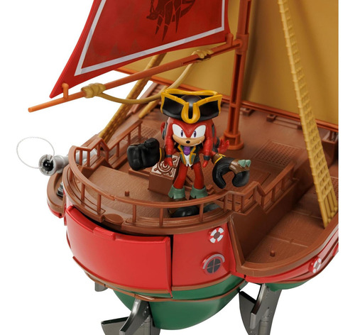 Set De Juego Barco Pirata Sonic Prime 6.35 Cm