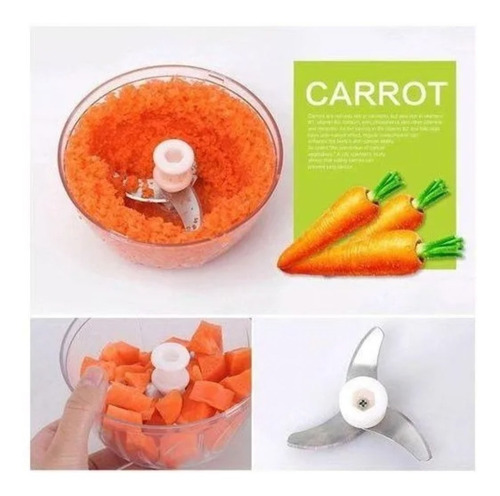 Picador Ajo Cebolla Verduras Carne Multifunctional Cocina