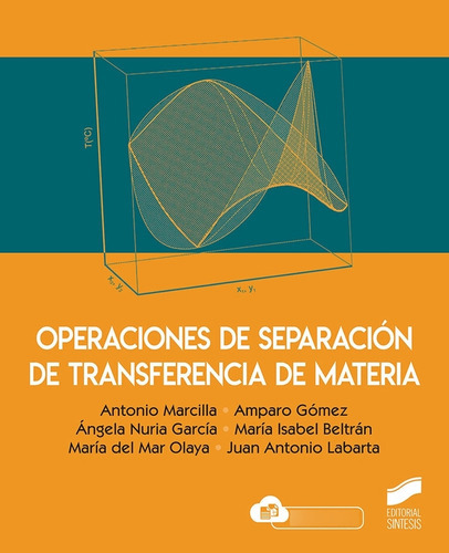 Operaciones De Separacion De Transferenc, De Aa.vv. Editorial Sintesis, Tapa Blanda En Español